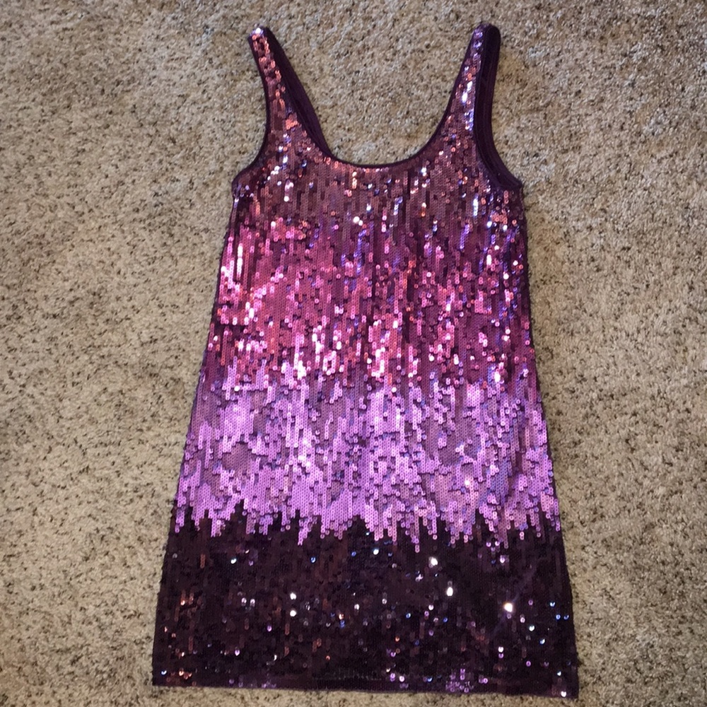 Express sequin dress XS